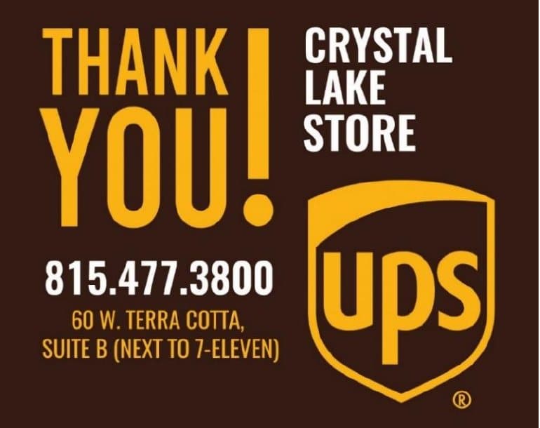 Thank you! The UPS Store Crystal Lake, 60 W. Terra Cotta Suite B, 815-477-3800