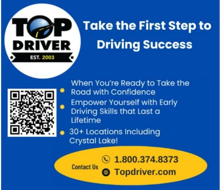 Top Driver — take the first step to driving success. 30+ locations including Crystal Lake.