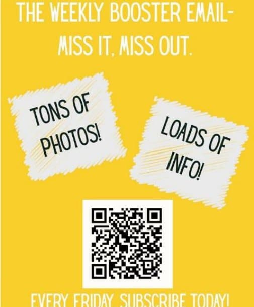 The weekly Booster email — miss it, miss out. Tons of photos, loads of info. Every Friday; subscribe today!